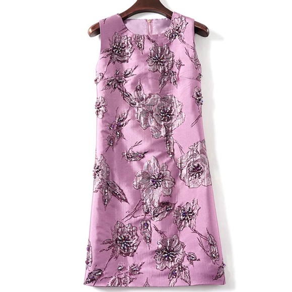 Embellished Satin Dress The Vivvy - Picture 4 of 14